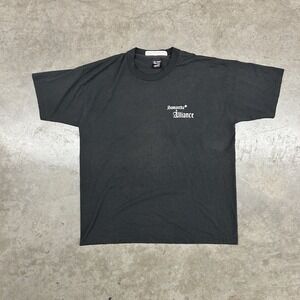 VTG Francesco Magliocco Samantha Alliance Band Tee Black Tour Shirt Mens XL